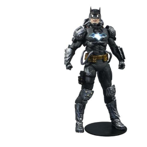 DC COMICS - Multiverse - Batman Hazmat Suit Gold Label Light Up Batman Symbol Action Figure