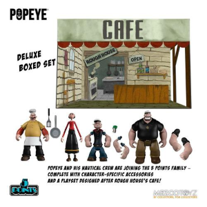 POPEYE - Braccio di Ferro - 5 Points Action Figures Deluxe Box Set