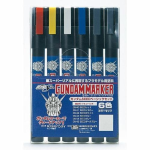 MODEL KIT ACCESSORI - Gundam Marker Seed Basic Set 6pcs Renewal