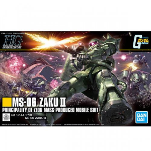 GUNDAM - 1/144 MS-06 Zaku II Model Kit HGUC # 241