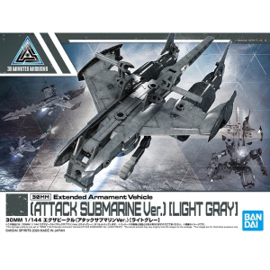GUNDAM 30MM / 30 MINUTES MISSIONS - 1/144 Exa Vehicle Attack Submarine Ver. Light Gray Model Kit # EV-05