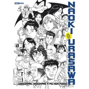 NAOKI URASAWA OFFICIAL GUIDE BOOK - DISEGNARE, DISEGNARE A PIU' NON POSSO - PRIMA RISTAMPA