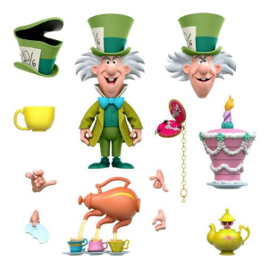 DISNEY - Alice in Wonderland - The Tea Time Mad Hatter Ultimates Action Figure