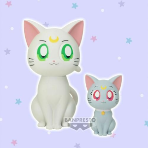 SAILOR MOON - Cosmos The Movie - Sofvimates Artemis e Diana Pvc Figure