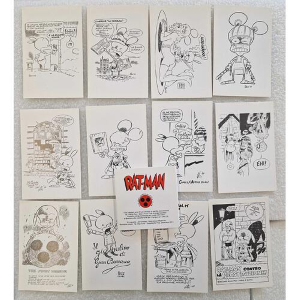 Rat-Man Set 12 Cartoline Lucca Comics 2011 Official Fans Club - Leo Ortolani