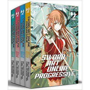 SWORD ART ONLINE PROGRESSIVE COLLECTION BOX 1 DI 2 - VOL.1 + VOL.2 + VOL.3 + VOL.4