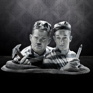 STAN LAUREL & OLIVER HARDY - Stanlio e Ollio - 1/3 Polystone Statue