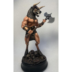 GREEK MYTHOS - The Minotaur Polystone Statue