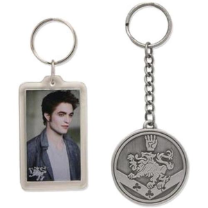 TWILIGHT SAGA - New Moon - Edward and Lion Keychain Set