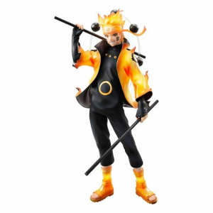 NARUTO SHIPPUDEN - Naruto Uzumaki Six Paths Sage Mode 15th Ver. Pvc Figure G.E.M.
