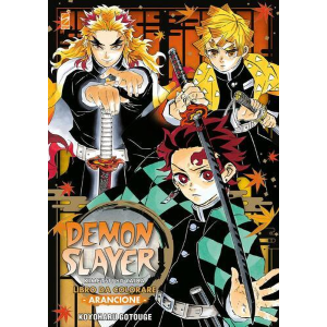 DEMON SLAYER KIMETSU NO YAIBA - LIBRO DA COLORARE - ARANCIONE