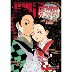 DEMON SLAYER KIMETSU NO YAIBA - LIBRO DA COLORARE - ROSSO