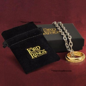 LORD OF THE RINGS - The One Ring - Unico Anello - Gold Plated