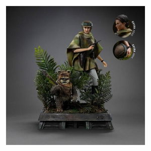 STAR WARS - Episode VI - Leia and Wicket 1/10 Art Scale Statue