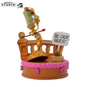 DISNEY - Beauty and The Beast - Super Figure Collection - Lumiere Be our Guest! Pvc Figure