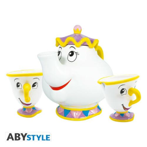DISNEY - Beauty and The Beast - Mrs. Potts and Chip Teapot Set