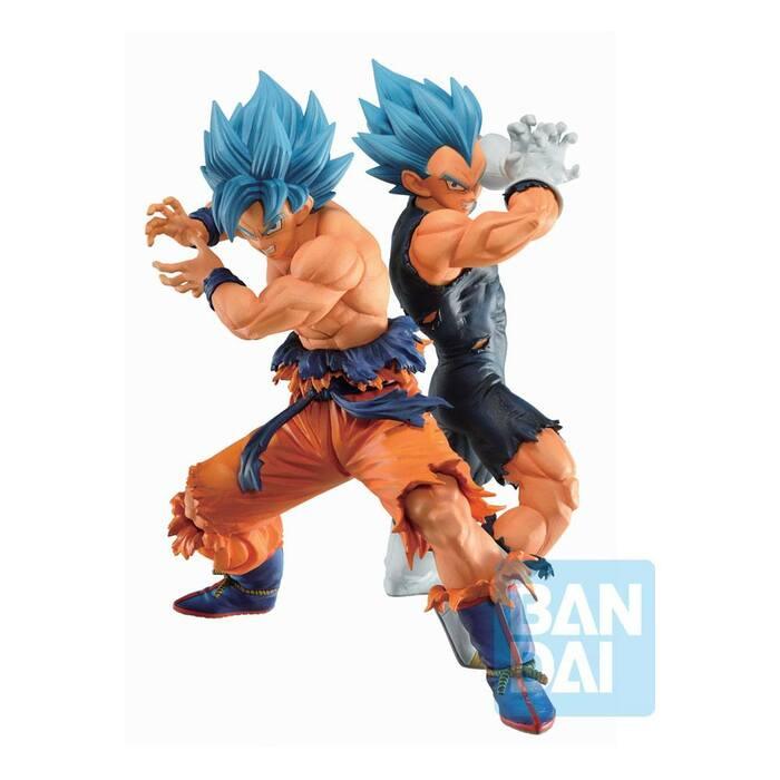 DRAGON BALL - Super - SSGSS Son Goku & SSGSS Vegeta VS Omnibus Super Pvc Figure Ichibansho
