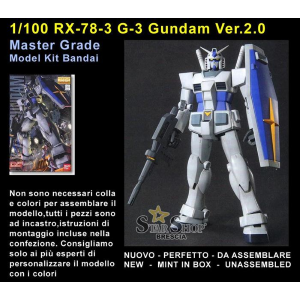 GUNDAM - 1/100 RX-78-3 G-3 Ver.2.0 Master Grade Model Kit MG