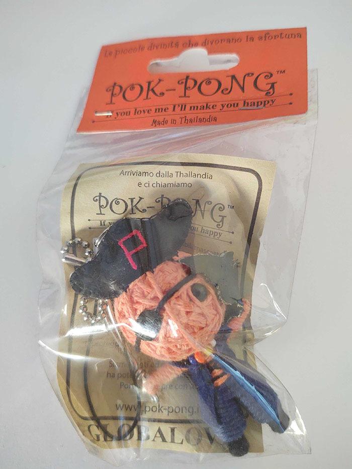 POK-PONG - Pirate Pumpkin Phone Strap Mini Doll