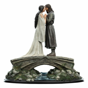 LORD OF THE RINGS - Aragorn & Arwen Mini Polystone Statue