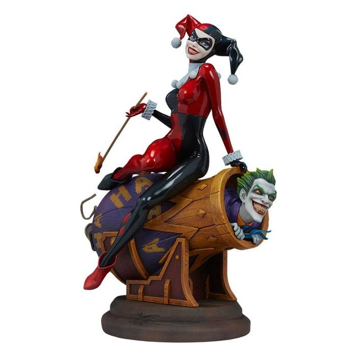 DC COMICS - Harley Quinn and The Joker Polystone Diorama Statue