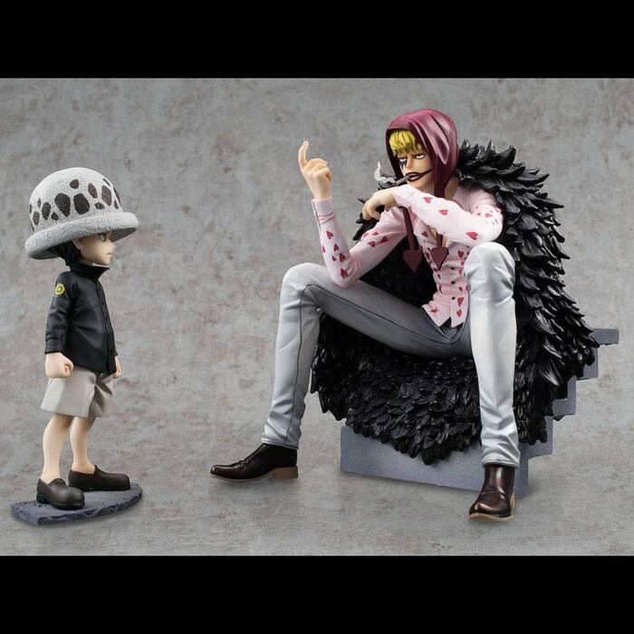 ONE PIECE - Corazon & Law Limited Edition 1/8 Pvc Figure P.O.P.