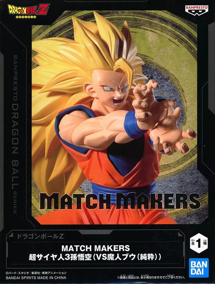 DRAGON BALL Z - Match Makers - Son Goku SSJ3 Pvc Figure - Damaged Box