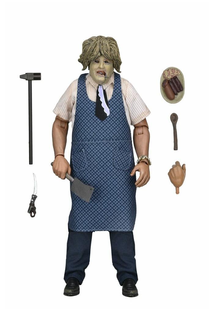TEXAS CHAINSAW MASSACRE - Leatherface with Old Lady Mask Clothed Action Figure