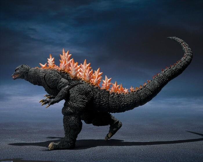 GODZILLA - Final Wars - Godzilla Heat Ray Ver. vs. New Gotengo S.H.MonsterArts Action Figure