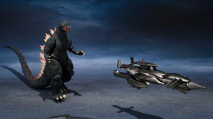 GODZILLA - Final Wars - Godzilla Heat Ray Ver. vs. New Gotengo S.H.MonsterArts Action Figure
