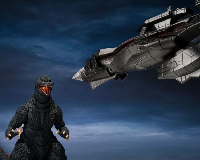 GODZILLA - Final Wars - Godzilla Heat Ray Ver. vs. New Gotengo S.H.MonsterArts Action Figure