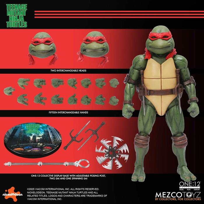 TMNT - Ninja Turtles 1990 Movie - 1/12 Action Figures Box Set