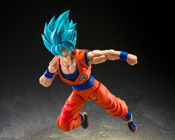 DRAGON BALL - Super - Super Saiyan God Super Son Goku Blue Power Transcending Limits S.H. Figuarts Action Figure