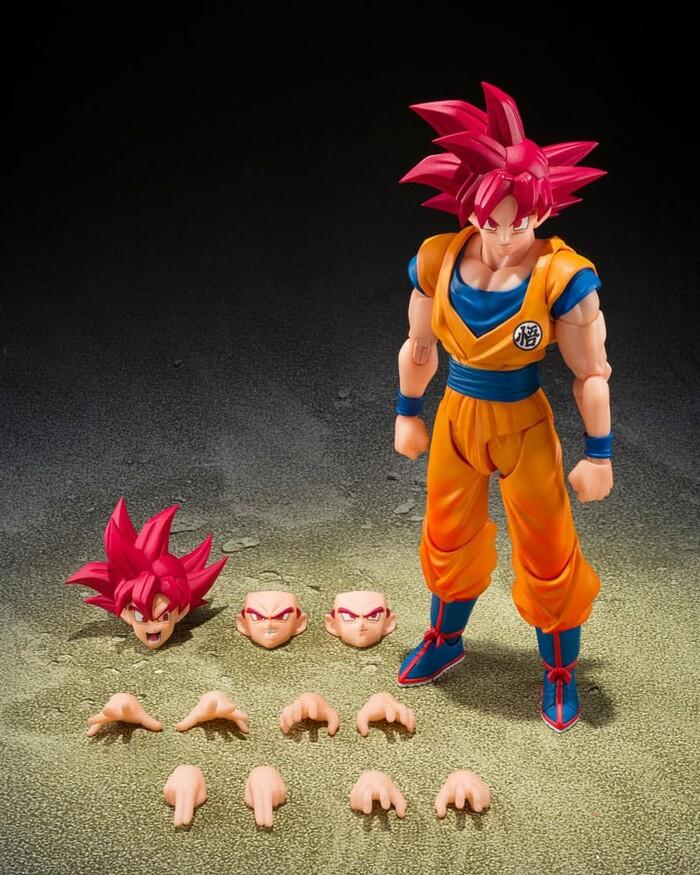 DRAGON BALL - Super - Super Saiyan God Son Goku God Aura S.H. Figuarts Action Figure