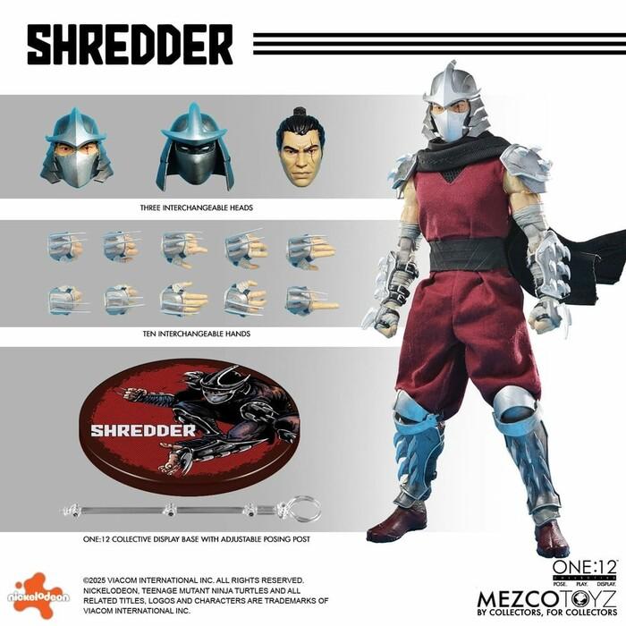 TMNT - Ninja Turtles - Shredder 1/12 Action Figure