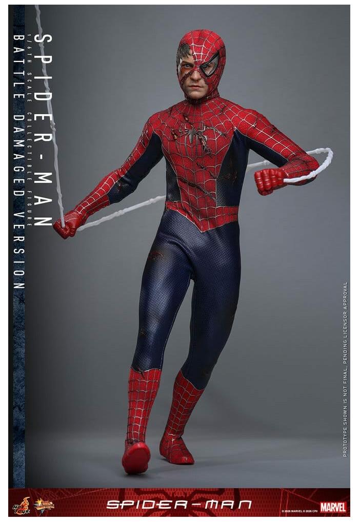 SPIDER-MAN - Spider-Man Battle Damaged Ver. 1/6 Action Figure 12" MMS859
