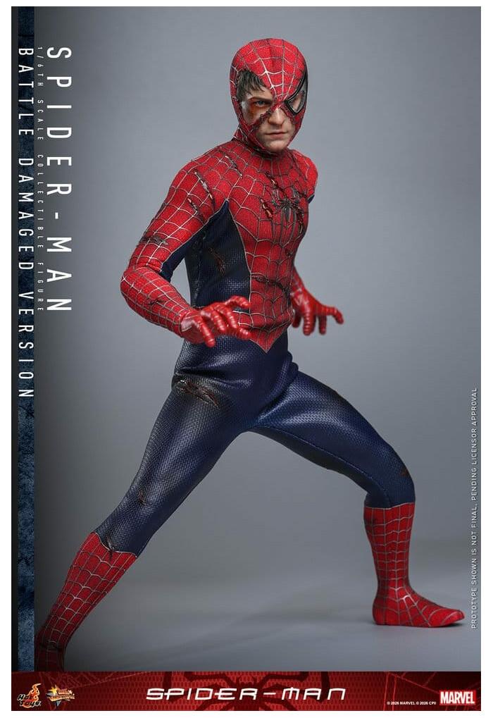SPIDER-MAN - Spider-Man Battle Damaged Ver. 1/6 Action Figure 12" MMS859