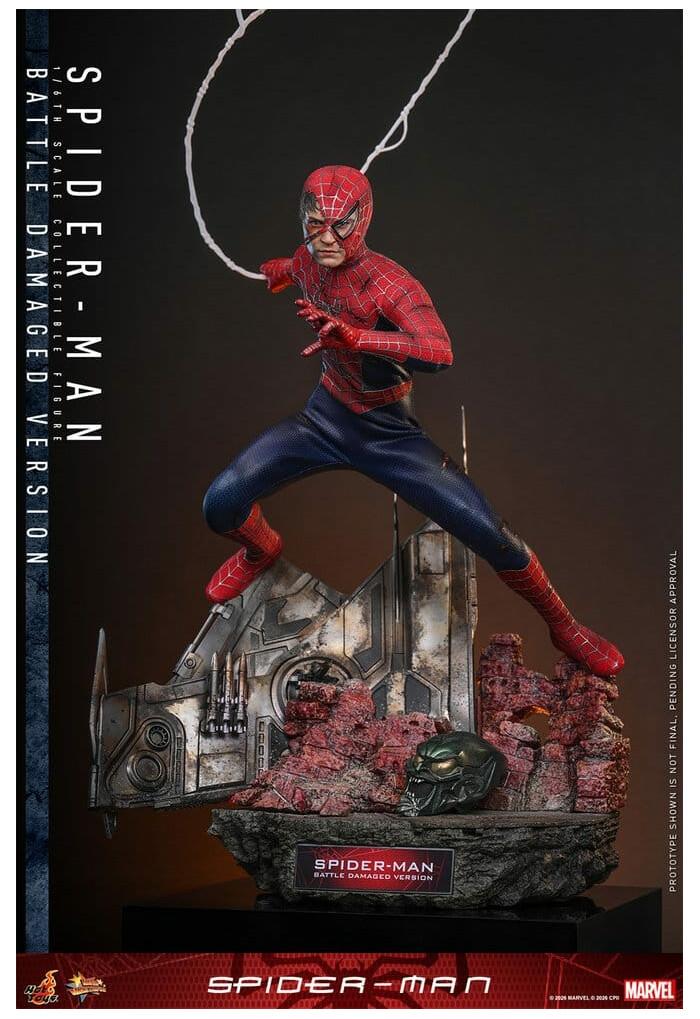SPIDER-MAN - Spider-Man Battle Damaged Ver. 1/6 Action Figure 12" MMS859