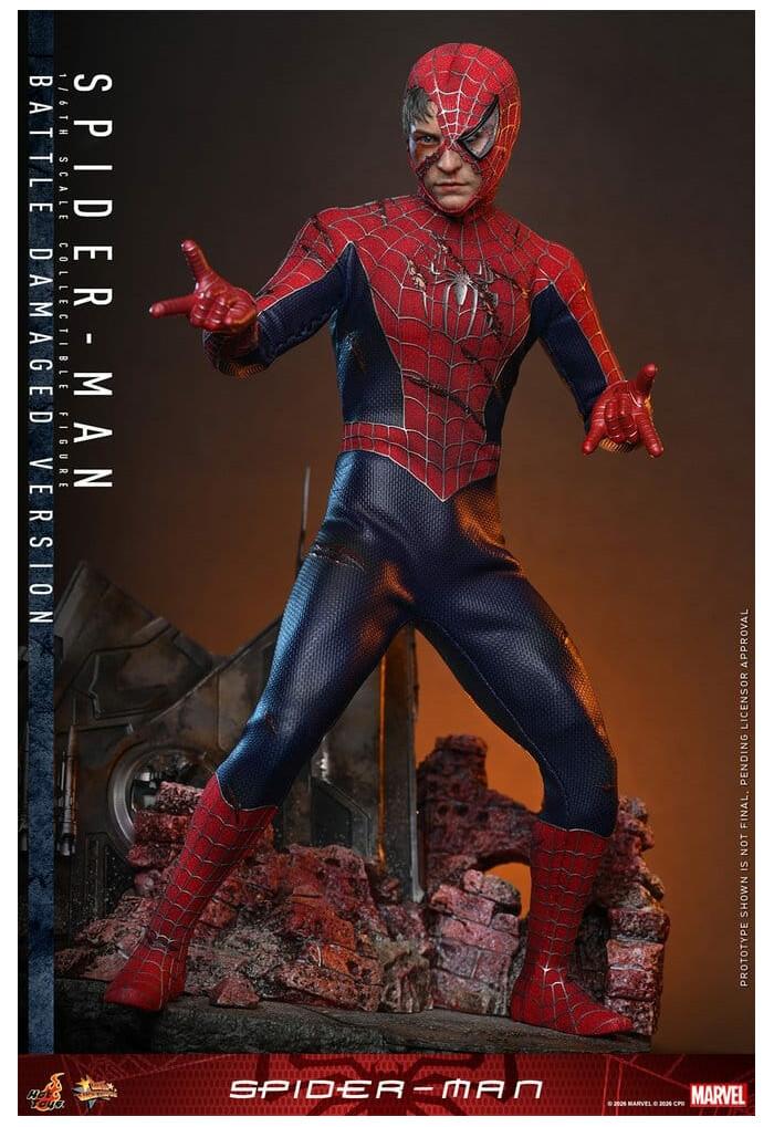 SPIDER-MAN - Spider-Man Battle Damaged Ver. 1/6 Action Figure 12" MMS859