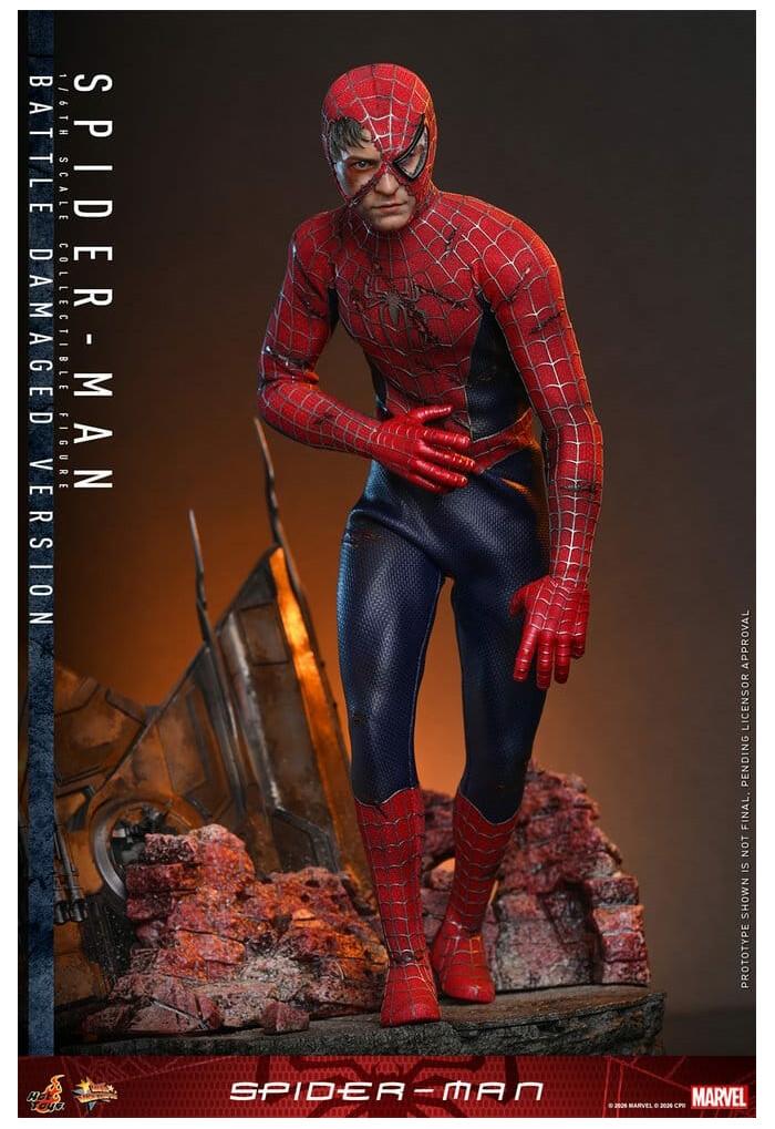 SPIDER-MAN - Spider-Man Battle Damaged Ver. 1/6 Action Figure 12" MMS859