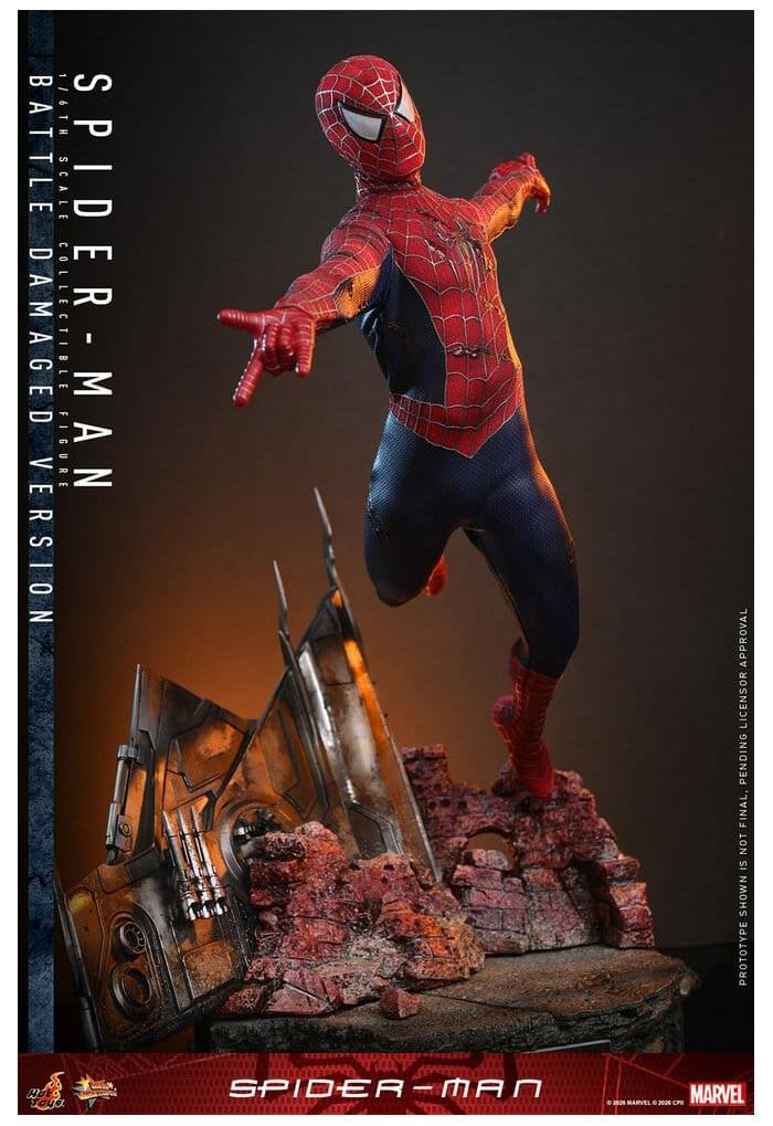 SPIDER-MAN - Spider-Man Battle Damaged Ver. 1/6 Action Figure 12" MMS859