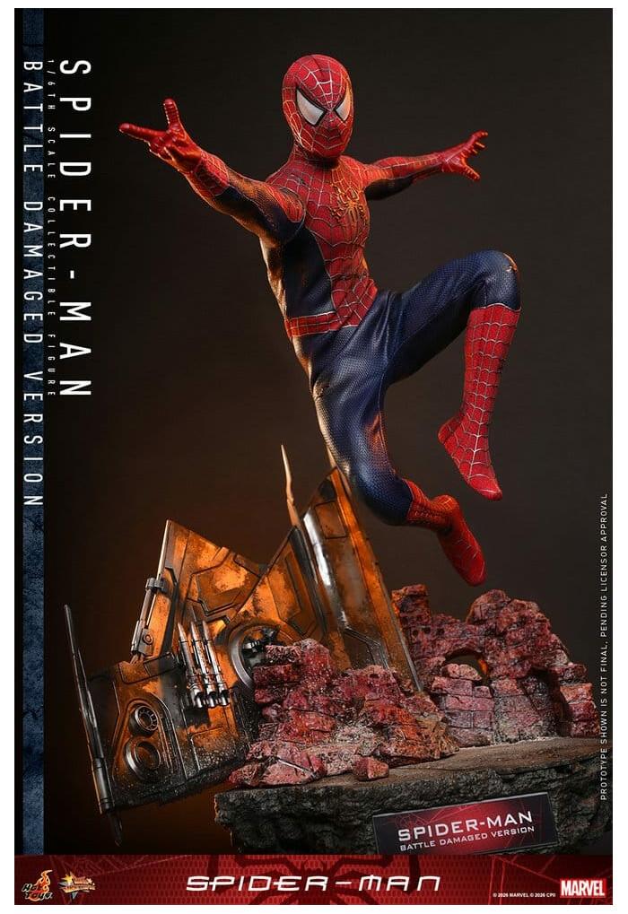 SPIDER-MAN - Spider-Man Battle Damaged Ver. 1/6 Action Figure 12" MMS859