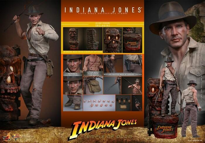 INDIANA JONES - The Temple of Doom - Indiana Jones Deluxe Ver. 1/6 Action Figure 12" MMS861