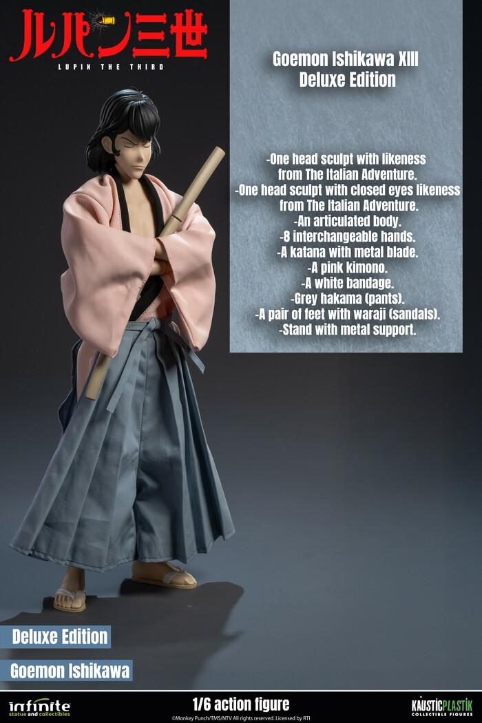 LUPIN III - L'avventura Italiana - Goemon Ishikawa 1/6 Action Figure 12" Deluxe Edition