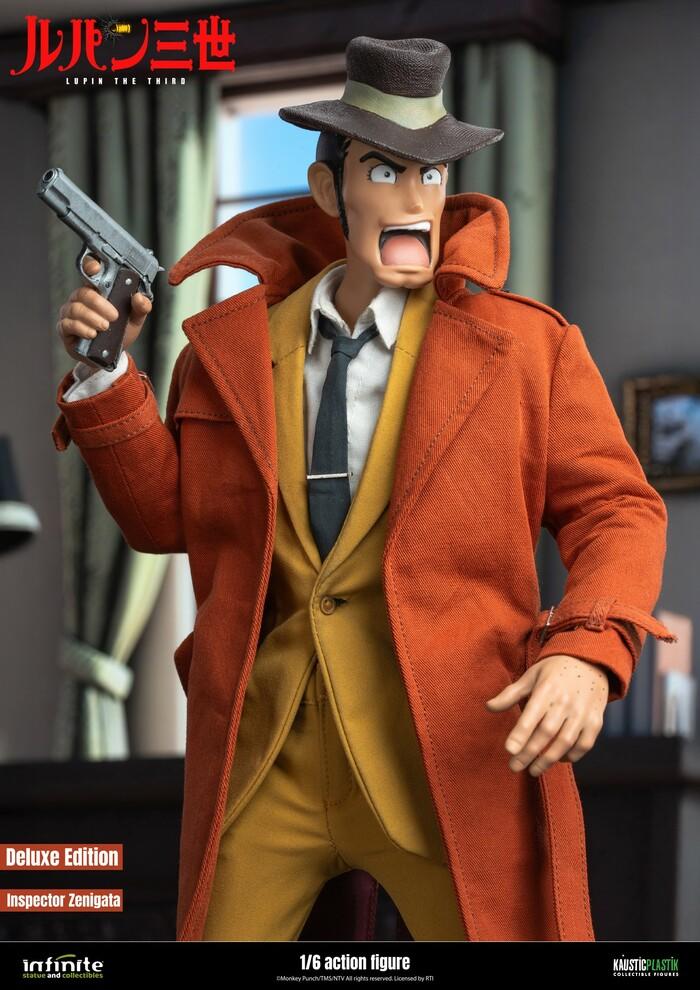 LUPIN III - L'avventura Italiana - Inspector Zenigata Koichi 1/6 Action Figure 12" Deluxe Edition