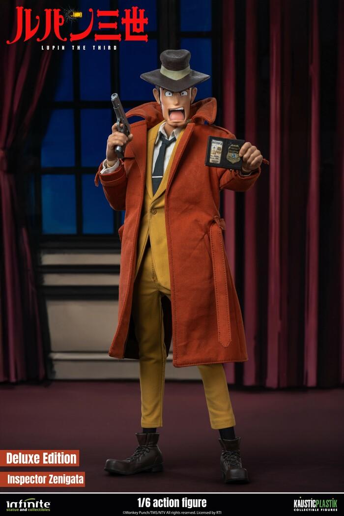 LUPIN III - L'avventura Italiana - Inspector Zenigata Koichi 1/6 Action Figure 12" Deluxe Edition
