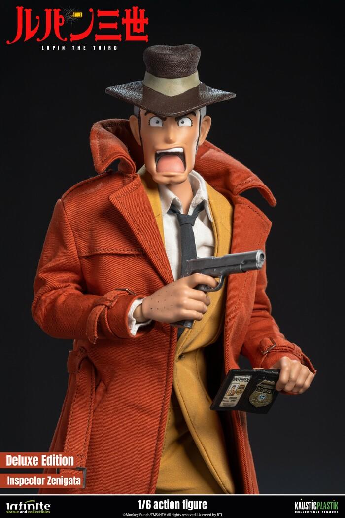 LUPIN III - L'avventura Italiana - Inspector Zenigata Koichi 1/6 Action Figure 12" Deluxe Edition