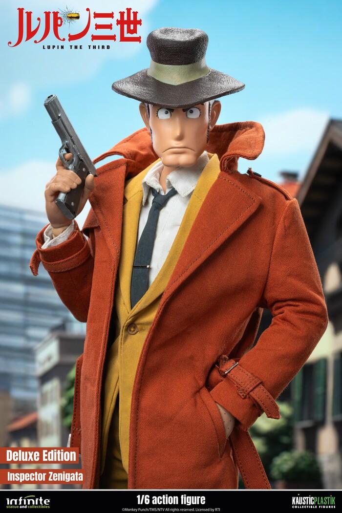 LUPIN III - L'avventura Italiana - Inspector Zenigata Koichi 1/6 Action Figure 12" Deluxe Edition
