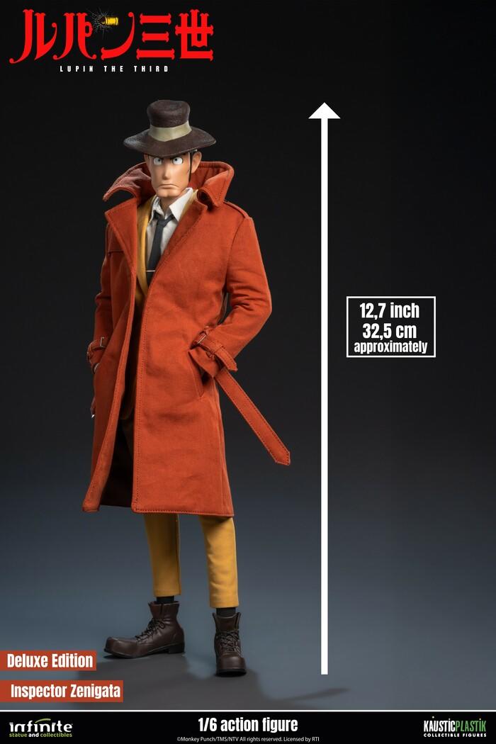 LUPIN III - L'avventura Italiana - Inspector Zenigata Koichi 1/6 Action Figure 12" Deluxe Edition
