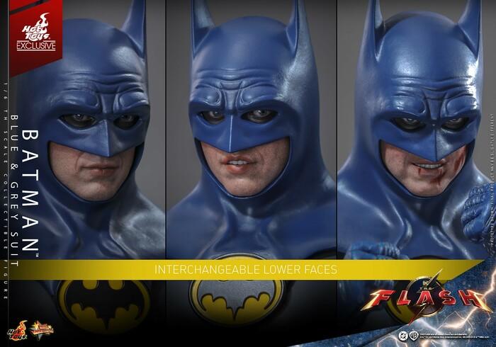 DC COMICS - The Flash Movie - Batman Blue & Grey Suit 1/6 Action Figure 12" Exclusive MMS834